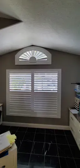 Custom plantation shutters living room - A&Q Custom Shutters Orlando