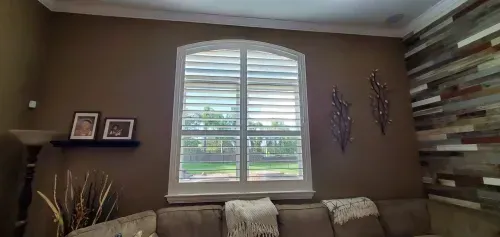 Custom plantation shutters living room - A&Q Custom Shutters Orlando
