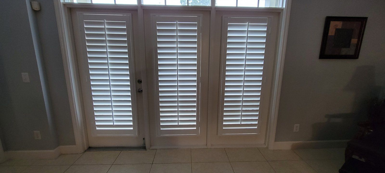 Custom plantation shutters specialty shape - A&Q Custom Shutters Orlando