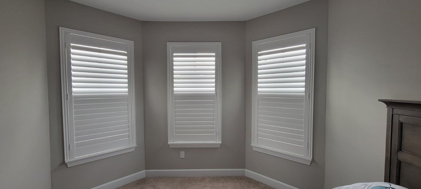 Custom plantation shutters specialty shape - A&Q Custom Shutters Orlando