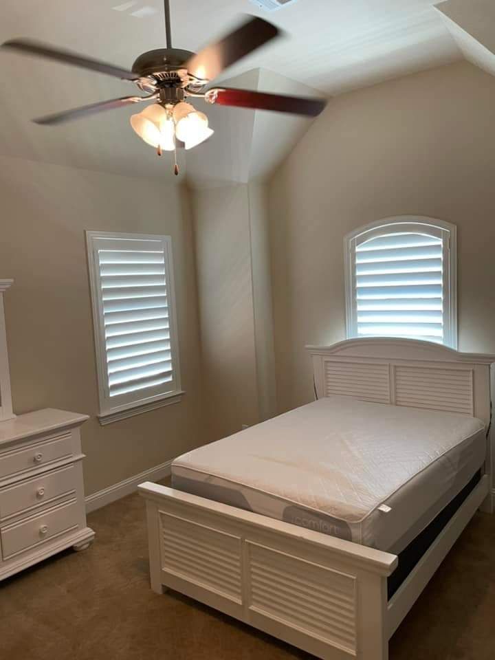 Custom plantation shutters bedroom - A&Q Custom Shutters Orlando